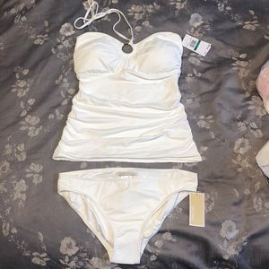 Michael Kors White tankini